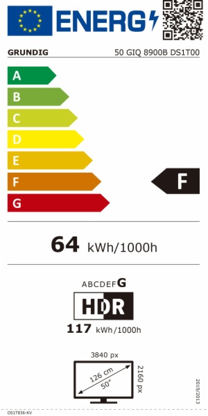 TELEVISOR LED GRUNDIG 50 GIQ 8900B